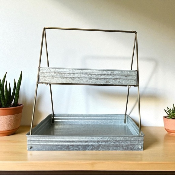 Better Homes And Gardens Other - Better Homes And Gardens Galvanized Metal Tray